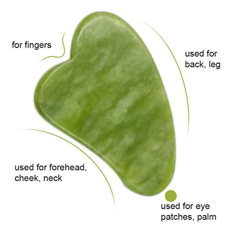 Rolo Pedra de Jade Placa Gua Sha Massagem Facial Anti Ruga Rolinho Jade Lançamento Variações Roller